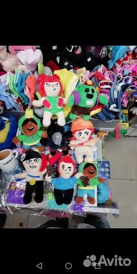 Мягкая игрушка брелок Бравл старс