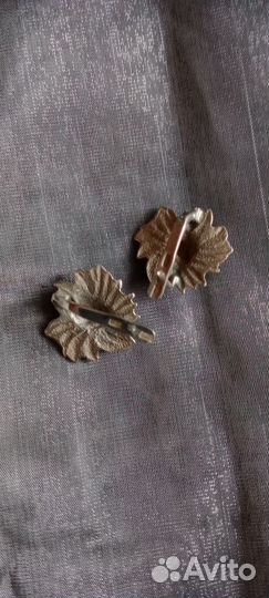 Серьги серебряные