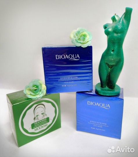 Патчи под глаза bioaqua с пептидами голубой меди