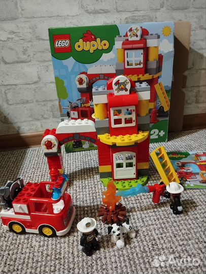 Lego duplo пожарная станция 10903
