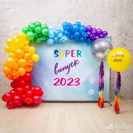Фотозоны, оформление воздушными шарами