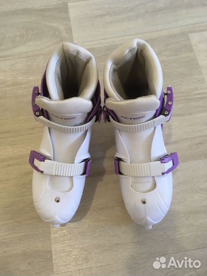 Коньки детские раздвижные 33 36