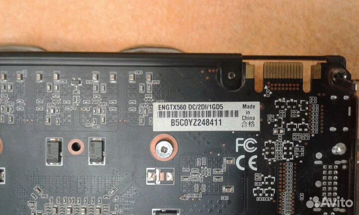 Видеокарта asius GTX 560 1GB gddr5(256)