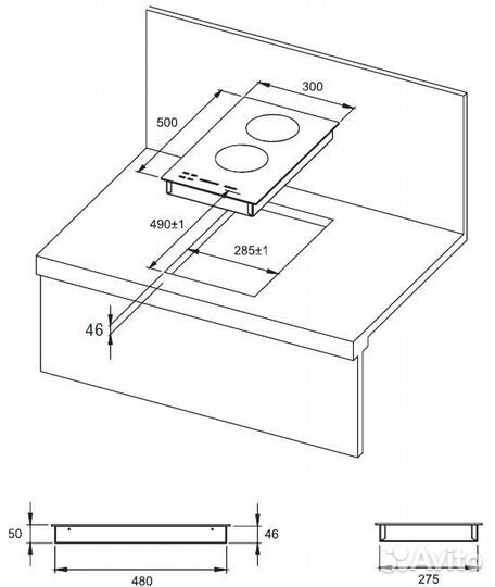 Независимая варочная панель Kuppersberg FQ3VT03