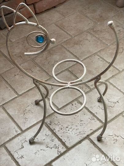 Подставка для цветов напольная металлическая