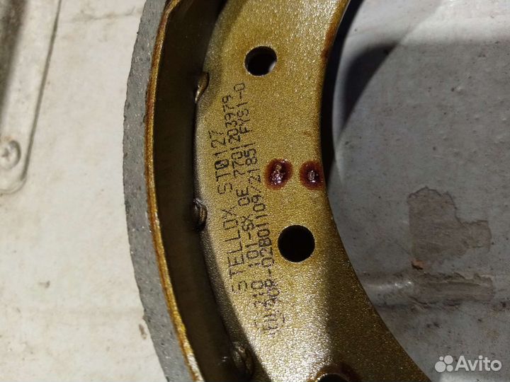 Тормозные колодки renault logan