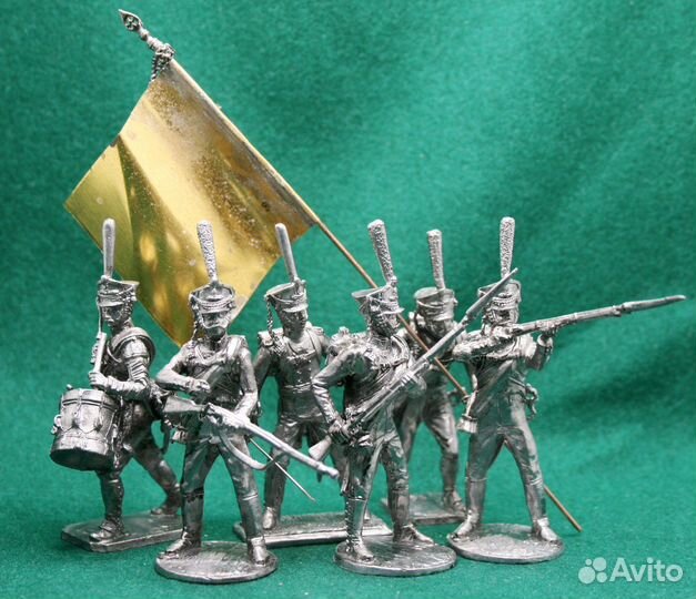 Набор оловянных солдатиков русская армия 1812 г