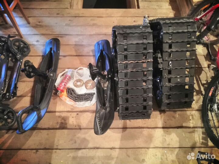 Зимний комплект для квадроцикла, гусеницы и лыжи