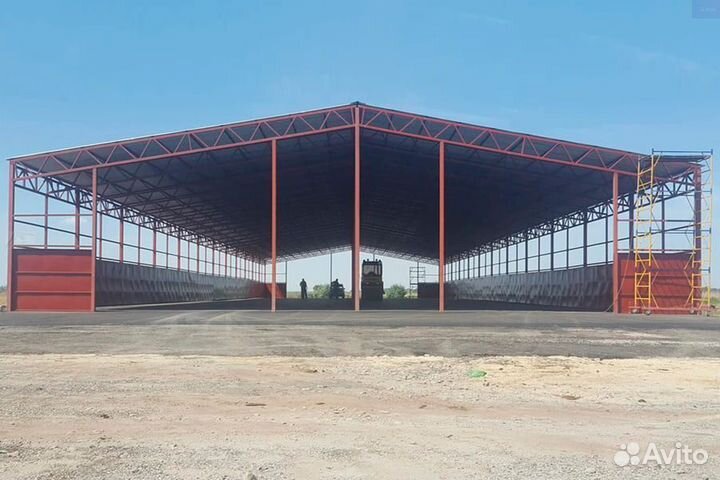 Строительство ангаров складов