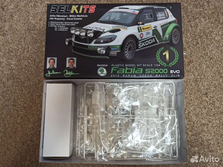 1/24 Belkits skoda fabia S2000