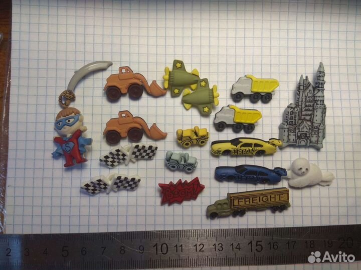 Пуговицы декоративные пакет 18 шт