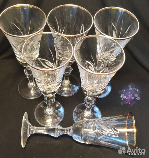 Хрустальные бокалы для вина