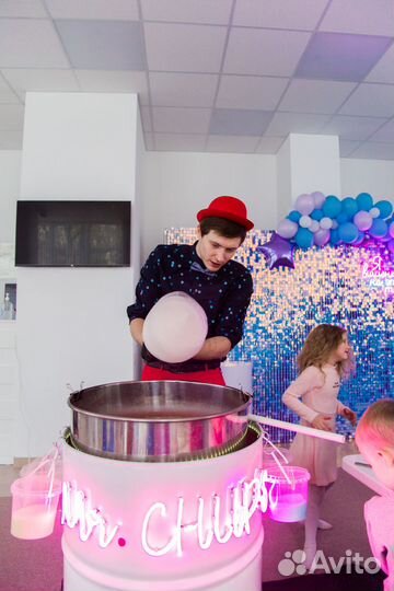 Аниматор на выезд(город/область) /Шоу сладкой ваты