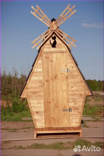 Дачный туалет деревянный TVP569