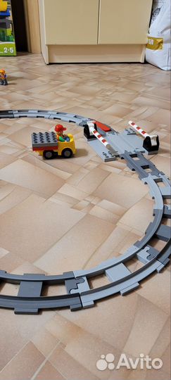 Lego duplo поезд 10508 и 10506