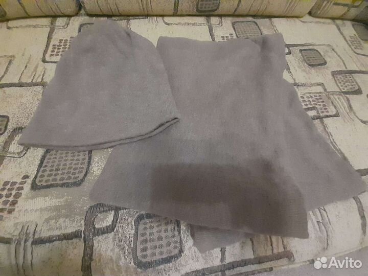 Комплект шапка и шарф женский