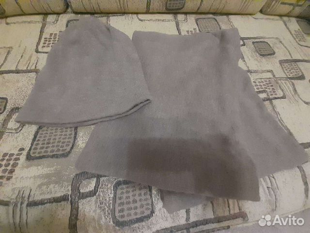 Комплект шапка и шарф женский