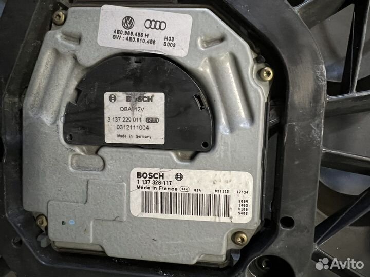 Вентилятор Audi A8 D3