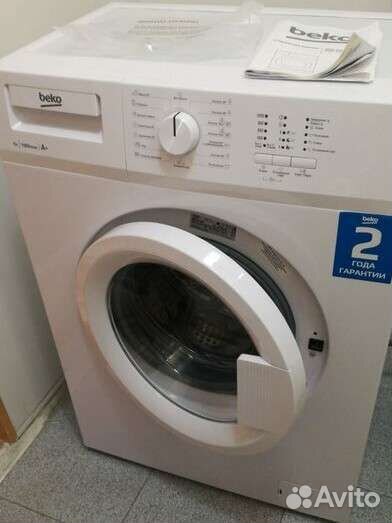 Стиральная машина Beko. 6кг, 1000об/мин