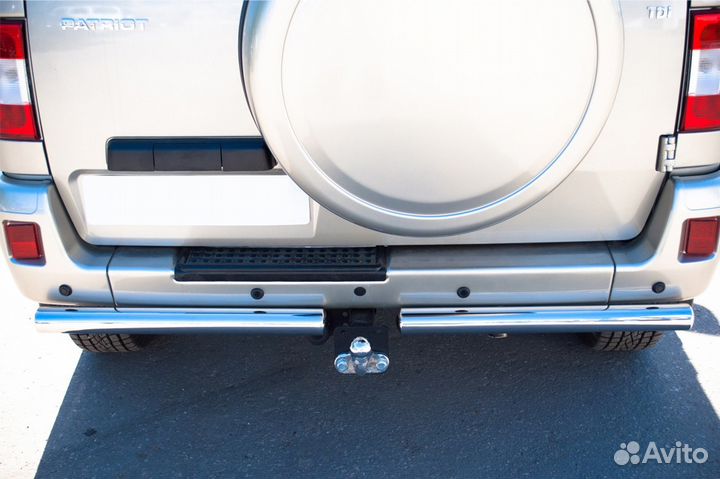 Защита заднего бампера D63 Uaz Patriot 2005-2013