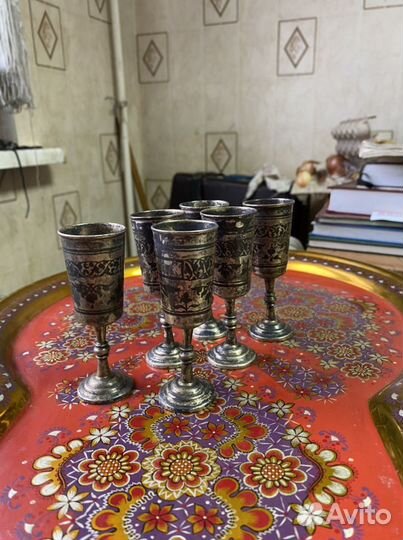 Рюмки из серебра