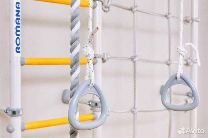 Шведская стенка Romana S3 Цвет Бело/жёлтый