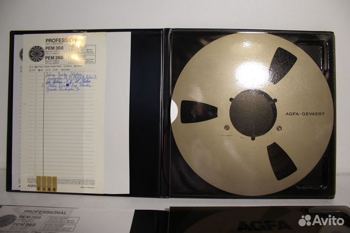 Agfa PEM 268 Катушки (металл) с лентой Germany