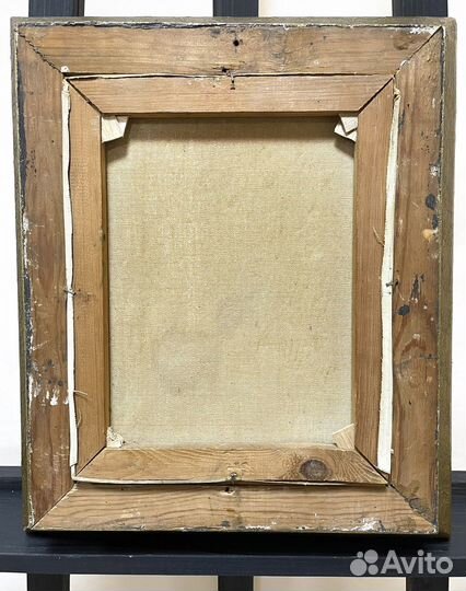 Антикварная картина-натюрморт, масло, холст