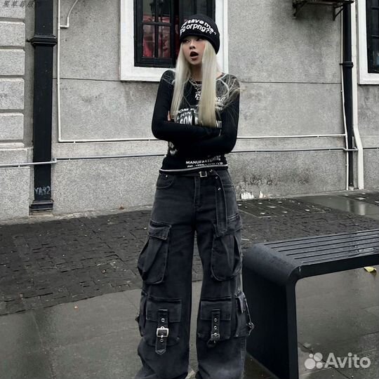 Штаны balenciaga type y2k opium