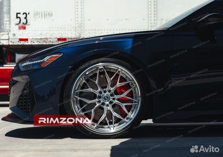 Кованые диски R21 на Audi RS4