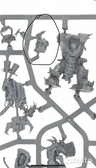 Warhammer 40000 Warboss Grukk's Boss Mob