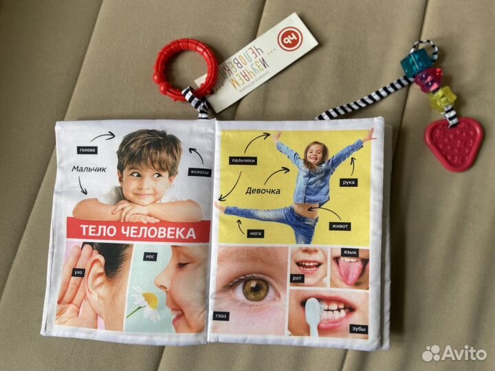 Книжка шуршалка грызунок Happy Baby