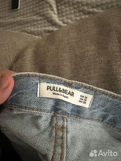 Джинсовая юбка pull bear