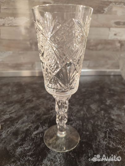 Хрустальные бокалы СССР
