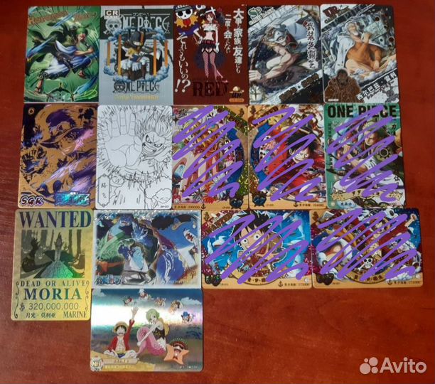 Коллекционные карточки One Piece