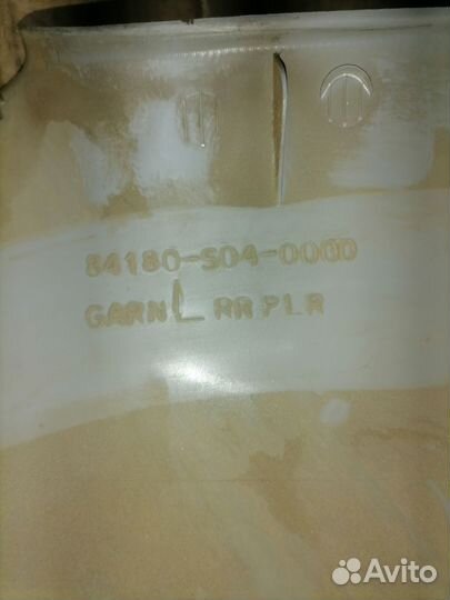 Обшивка стойки зад лево Хонда цивик