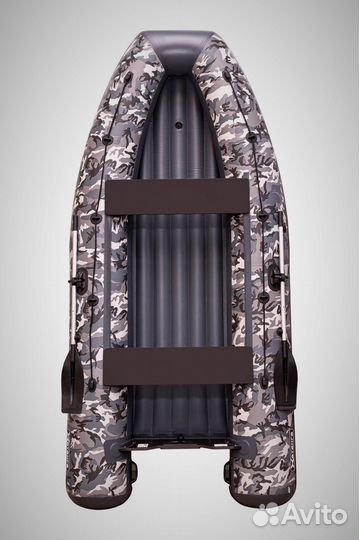 Лодка пвх Sibriver Хатанга Pro-360 нднд кмф серый