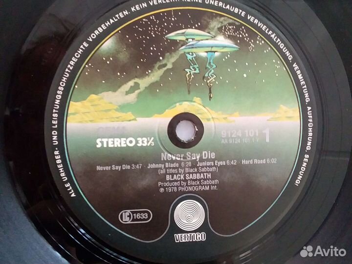 Виниловые пластинки Black Sabbath и др. фирменные