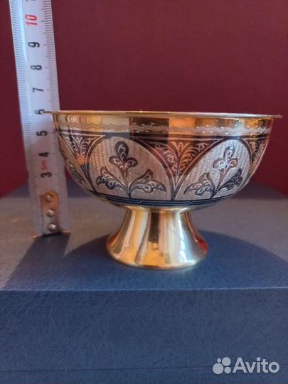 Серебряная вазочка, креманка,конфетница Кубачи