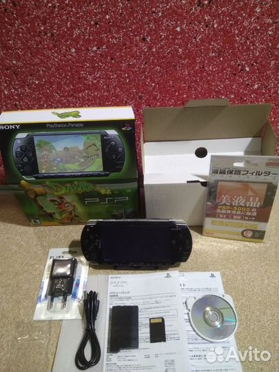 PSP 2006 black сн86831 прошита 4гб новая