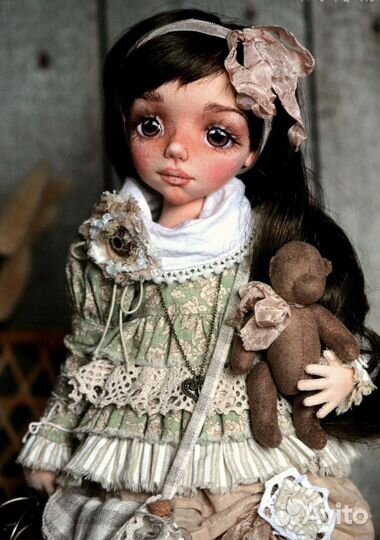 Текстильная кукла ручной работы