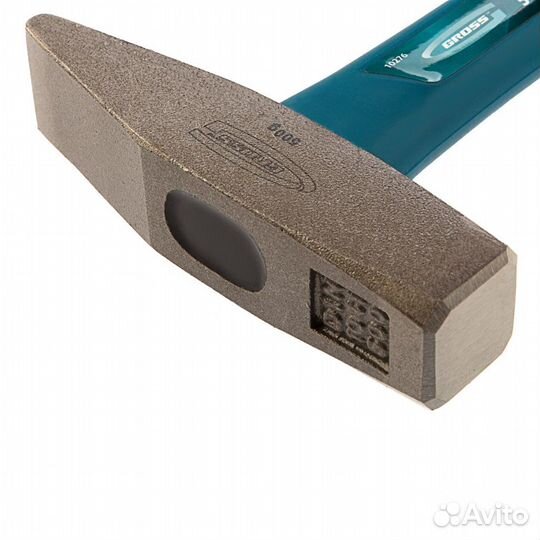 Молоток слесарный, 500 г, квадратный боек, фибергл