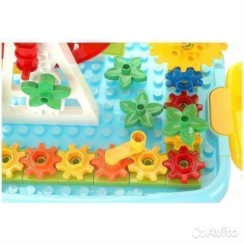 Конструктор детский со столиком 66 деталей