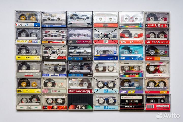 Аудиокассеты записанные 1980-х и 1990-х годов