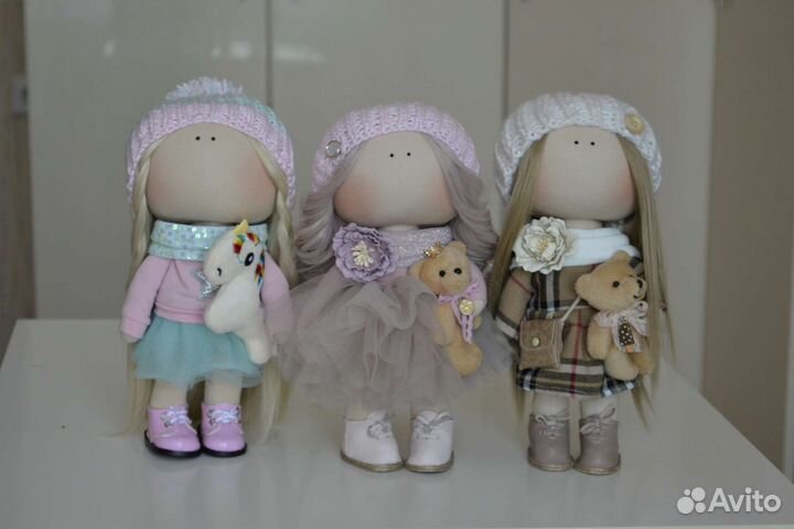 Кукла тильда Единорог