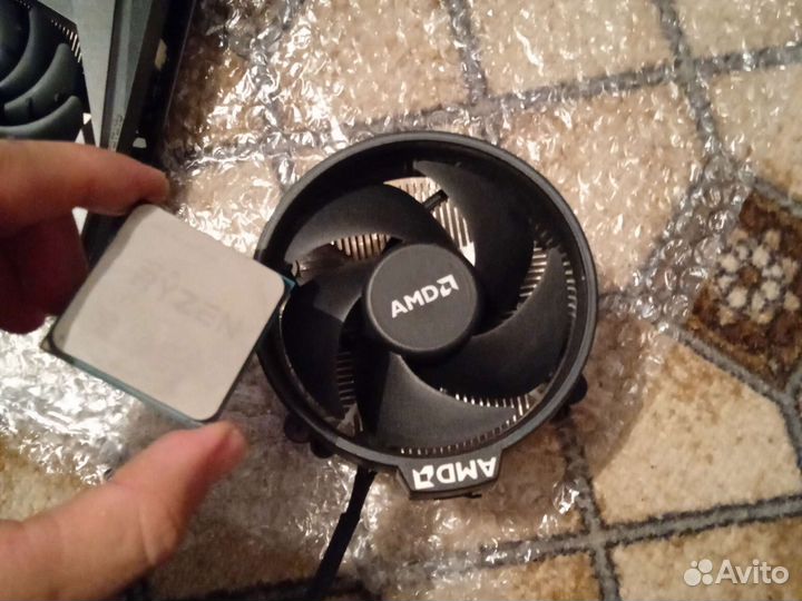 Процессор Ryzen 7 1700 + кулер