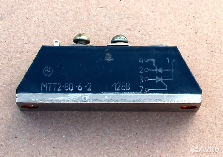 Модуль тиристорный мтт2-80-6-2 СССР