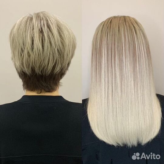 Наращивание волос и коррекция