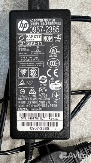 Блок питания для принтера HP 0957-2385 22V