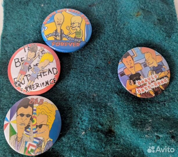 Значки Бивис и Баттхед, из 90х